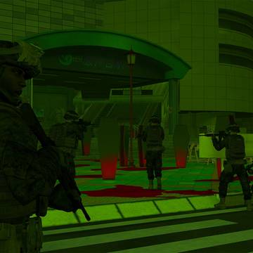 Marines during the Dark Hour