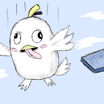 空飛ぶ（飛べない）ペロロ