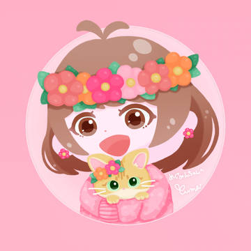 【Skeb】春っぽいアイコン🌷🐈
