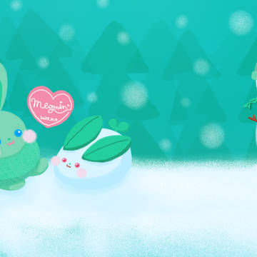【Skeb】冬にぴったりなゆんちゃんヘッダー⛄🐇
