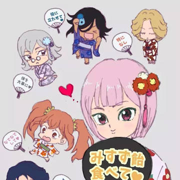 コーサガールズお月見イラストありがとう！