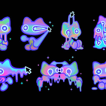 Melting Cat Series