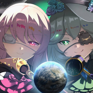 悪巧みするテラサイズこいし&こころ