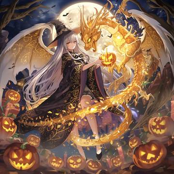 👑🎃黄金の竜と天使のハロウィンナイト🪽