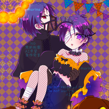 ペスト医師骸×マミークローム