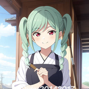 穏田神社にて