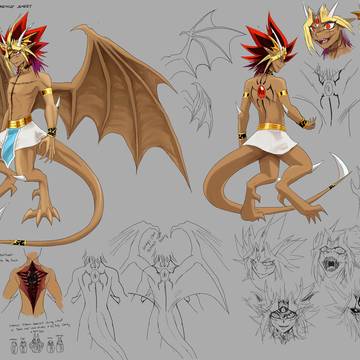 Demon Atemu reference sheet