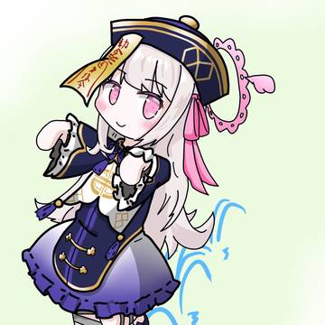 ハロウィンのキョンシーさん