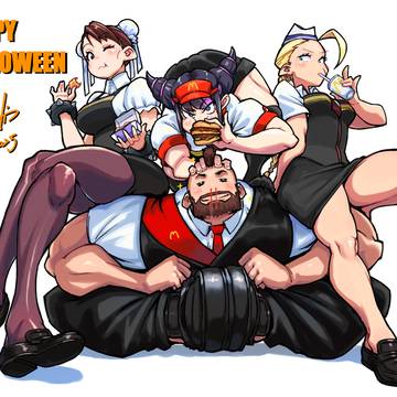 格ゲーハロウィン絵２０２５！
