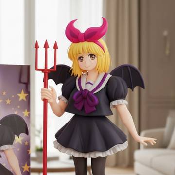 ハロウィン過去絵をAIフィギュア化してみた！