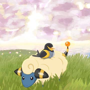 Mareep [メリープ] TCG FanArt