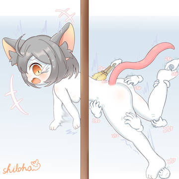 壁尻くすぐりかがみちゃん