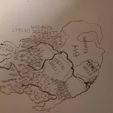 Quick pencil sketch of Map