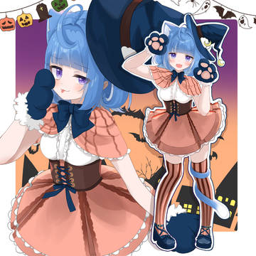 イタズラしかないよ〜🎃🪼☁️