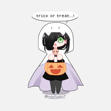 happy halloween / treat or treat
