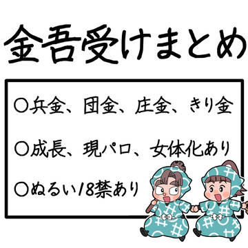 金吾受けまとめ