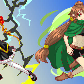 黒雷と鬼風