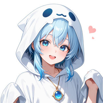 お化けのコスプレをしているたける君