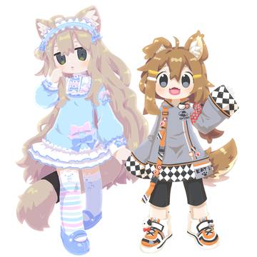 ネムタインストア衣装　まめ＆キプ