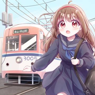 路面電車の走る町