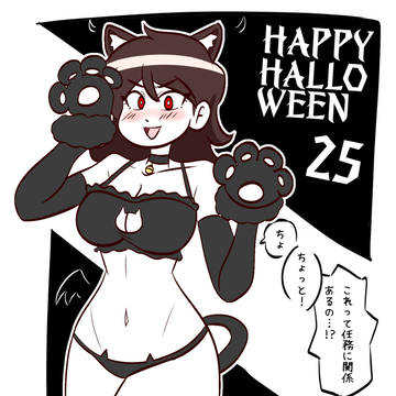 ハロウィーンのカラス