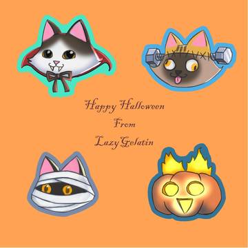 Halloween kittens