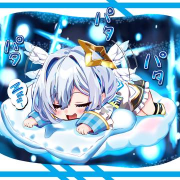 楽しそうな夢を見ている天音かなたさんです