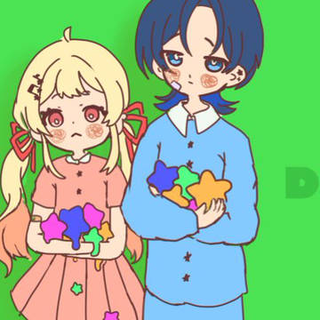 2枚目はアワータイムイエローの好きなとこ描いた