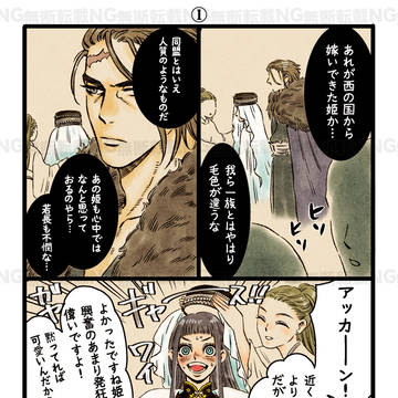 蛮族に嫁いだ姫