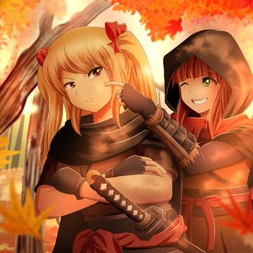 Sayumi and Toya - Autumn
