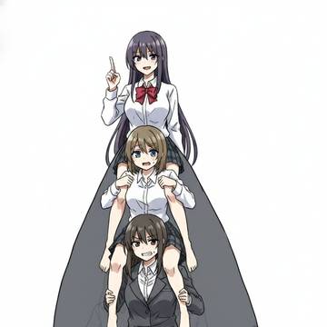 3人羽織