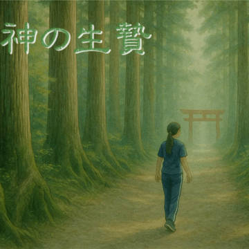小説「龍神の生贄」第二十八話　夜明けの祈り　より参拝する真貴