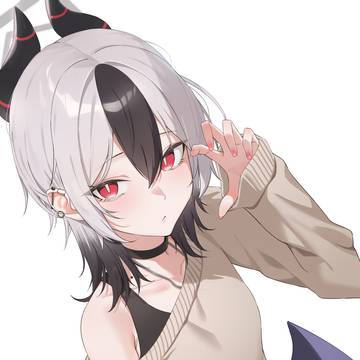 ウルフカットのカヨコ