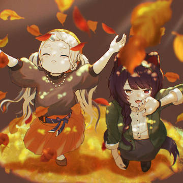 落ち葉あそび