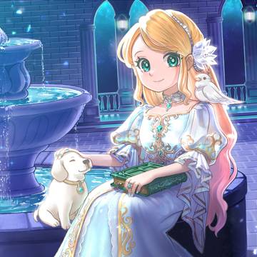 星降る月灯りの庭で
