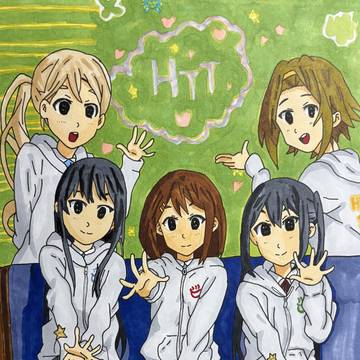 放課後ティータイム久しぶりの５人
