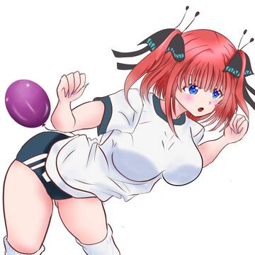 中野二乃風船割りレース