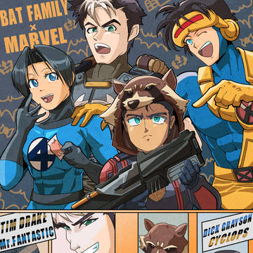 🎃BAT FAMILY×MARVEL🎃