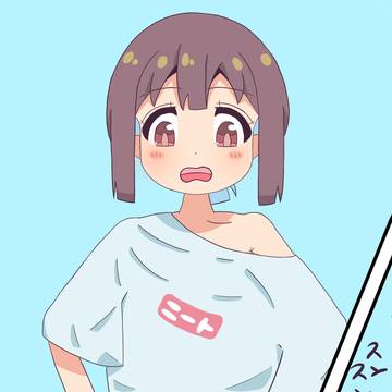 まひろんのシャツを着てこーふんするもみじ