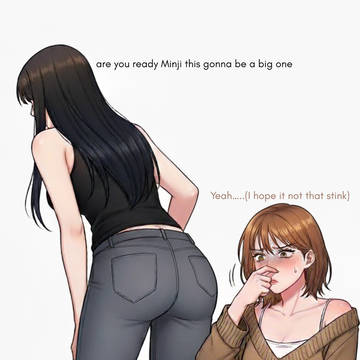 KangYuna farting on KimMinji