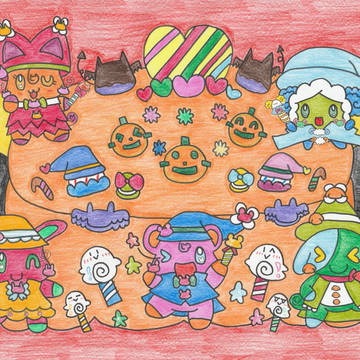 おかしな魔法使いちゃんズのハッピーハロウィンケーキ♪