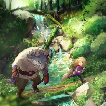 ワーウルフと女の子 その1