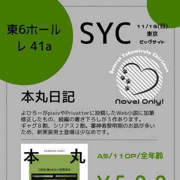 11/16閃華の刻火華2025 お品書き＆サンプル