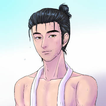 仁ちゃんお風呂上り