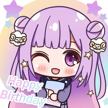 夢未ここあさん　誕生日企画イラスト