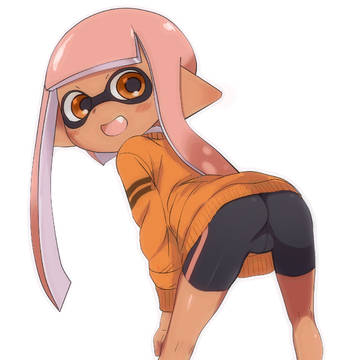 いいおしりの日　インクリングガール