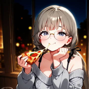 休日に君とピザを