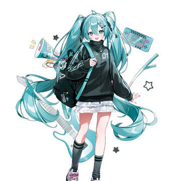 SPAO X 初音ミク コラボイラスト🩵