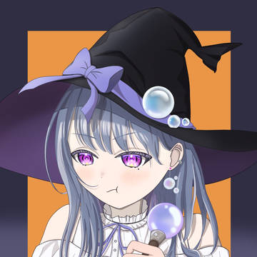 ハロウィンにあげた魔女っ子しーちゃん🫧