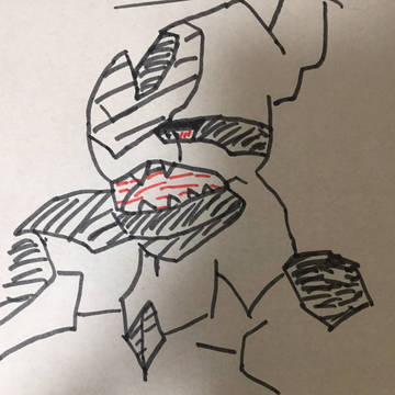 ゼクロムくん書いてみた